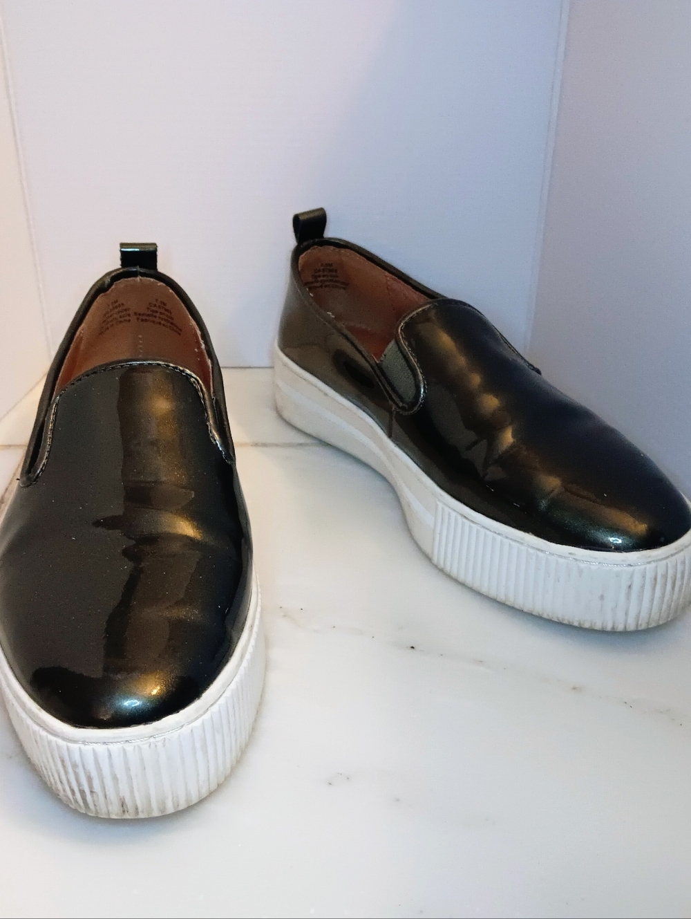 Halogen Baylee Slip-On Patent Leather Platform Sneakers - Picture 2 of 9
